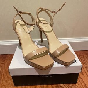 Nine West Tan Heels